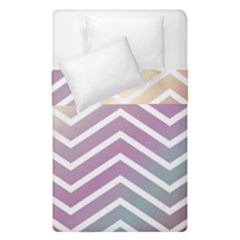 Ombre Zigzag 01 Duvet Cover Double Side (single Size) by snowwhitegirl