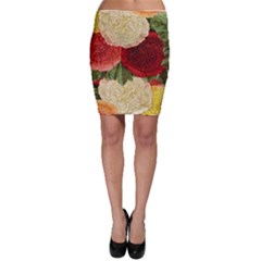 Flowers 1776429 1920 Bodycon Skirt by vintage2030