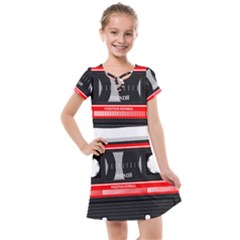 Compact Cassette Kids  Cross Web Dress by vintage2030
