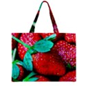 Red Strawberries Zipper Mini Tote Bag View1