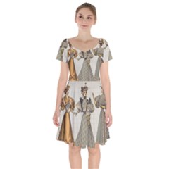 Vintage 1480642 1920 Short Sleeve Bardot Dress by vintage2030
