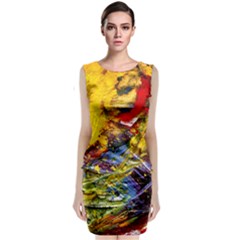 Yellow Chik 3 Classic Sleeveless Midi Dress by bestdesignintheworld