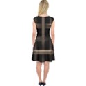 Metal Pattern Background Texture Capsleeve Midi Dress View2