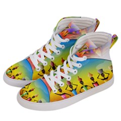 African American Women Women s Hi-top Skate Sneakers by AlteredStates
