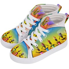 African American Women Kid s Hi-top Skate Sneakers by AlteredStates