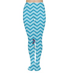 Chevron Mermaid Pattern Tights by emilyzragz