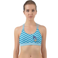 Chevron Mermaid Pattern Back Web Sports Bra by emilyzragz