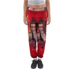 The Fairy Of Music Women s Jogger Sweatpants by FantasyWorld7