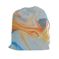 Fire Spear Drawstring Pouch (xxl) by WILLBIRDWELL