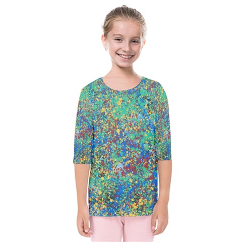 Edge Of The Universe Kids  Quarter Sleeve Raglan Tee by WILLBIRDWELL