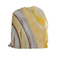 Yellow Jungle Drawstring Pouch (xxl) by WILLBIRDWELL