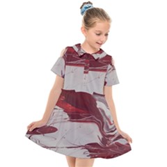 Turmoil Kids  Short Sleeve Shirt Dress by WILLBIRDWELL