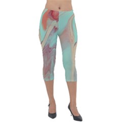 Spaceway Lightweight Velour Capri Leggings  by WILLBIRDWELL