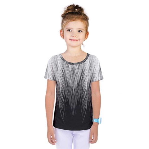 Feather Graphic Design Background Kids  One Piece Tee by Nexatart