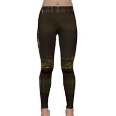City River Water Cityscape Skyline Classic Yoga Leggings by Nexatart