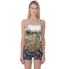 Starfish One Piece Boyleg Swimsuit by chellerayartisans