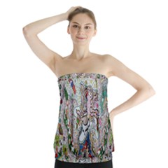 Transparent Volcano Fish Strapless Top by chellerayartisans