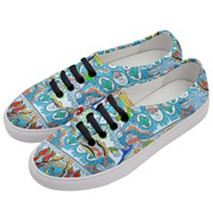 Supersonic Cosmic Submarine Women s Classic Low Top Sneakers by chellerayartisans