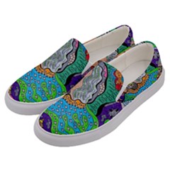 Pyramid Angel Men s Canvas Slip Ons by chellerayartisans