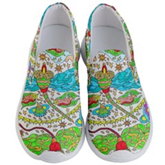 Cosmic Dragonflies Men s Lightweight Slip Ons by chellerayartisans