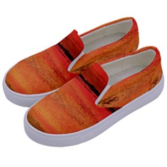 Sunset Kids  Canvas Slip Ons by WILLBIRDWELL