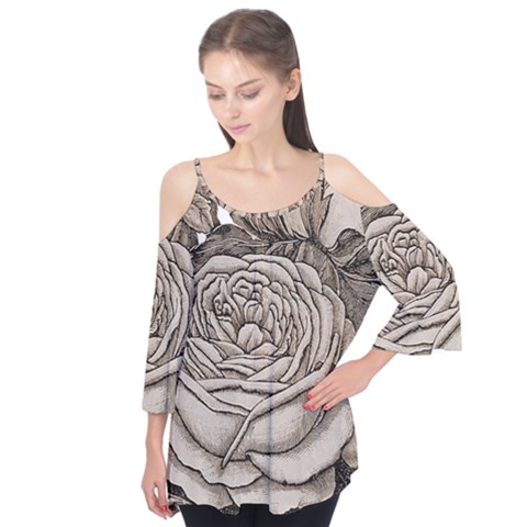 Flowers 1776626 1920 Flutter Tees by vintage2030