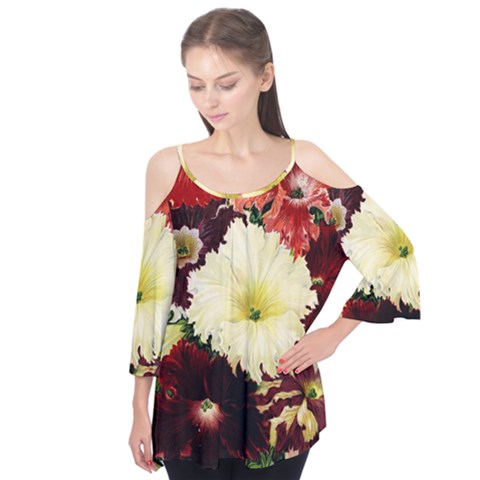 Flowers 1776585 1920 Flutter Tees by vintage2030