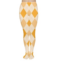 Argyle Pattern Seamless Design Tights by Sapixe