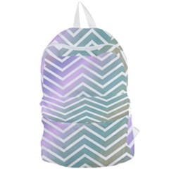 Zigzag Line Pattern Zig Zag Foldable Lightweight Backpack by Sapixe
