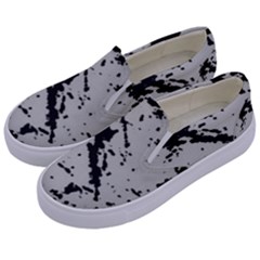 Fabric Textile Texture Macro Model Kids  Canvas Slip Ons by Sapixe
