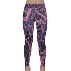 Fabric Textile Texture Macro Model Classic Yoga Leggings by Sapixe