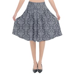 Damask 937606 960 720 Flared Midi Skirt by vintage2030