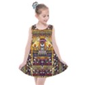 Lady Panda In The Apple Cave With Moon And Meteroits Kids  Summer Dress View1