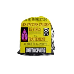 Ronald Story Vaccine Mrtacpans Drawstring Pouch (medium) by MRTACPANS