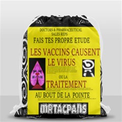 Ronald Story Vaccine Mrtacpans Drawstring Bag (small) by MRTACPANS