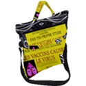 Ronald Story Vaccine Mrtacpans Fold Over Handle Tote Bag View1