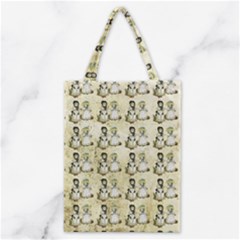 Little Victorian Girls Pattern Classic Tote Bag by snowwhitegirl
