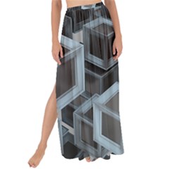 Cube Fantasy Square Shape Maxi Chiffon Tie-up Sarong by Simbadda