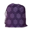 Hexagon Grid Geometric Hexagonal Drawstring Pouch (XXL) View2