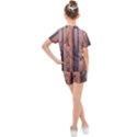 Wood Boards Wooden Wall Wall Boards Kids  Mesh Tee and Shorts Set View2