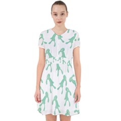 Bold And Brash Pattern Adorable In Chiffon Dress by Valentinaart
