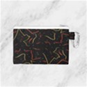 Lines Abstract Print Canvas Cosmetic Bag (Small) View2