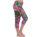 Delight  Lightweight Velour Capri Yoga Leggings View3