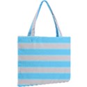 Bold Stripes Turquoise pattern Mini Tote Bag View2