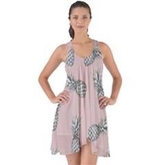 Pineapple Pattern Show Some Back Chiffon Dress by Valentinaart