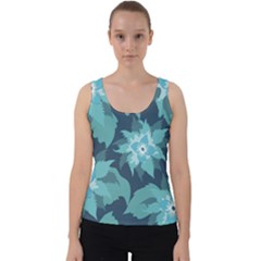 Graphic Design Wallpaper Abstract Velvet Tank Top by Simbadda