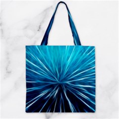Background Structure Lines Zipper Grocery Tote Bag by Celenk
