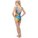 RAINBOW Cross Front Low Back Swimsuit View2