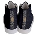 Fractal Mandala Feathers Grey Women s Hi-Top Skate Sneakers View4