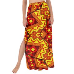 Kaleidoscope Mandala Recreation Maxi Chiffon Tie-up Sarong by Simbadda